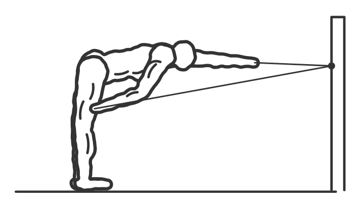 Hotel-room swimmer session — end position