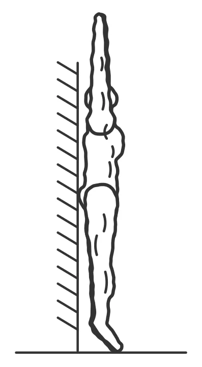 Streamline calf raise — end position
