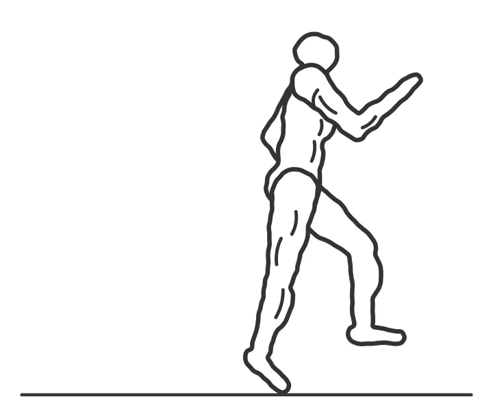 Top-speed session: flying 20s — end position