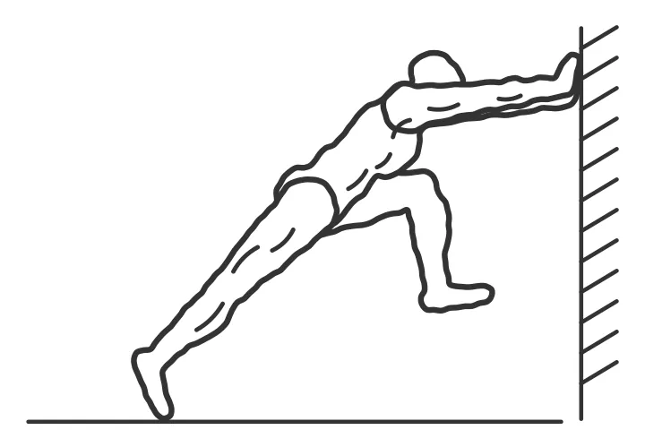 Wall drill holds — end position