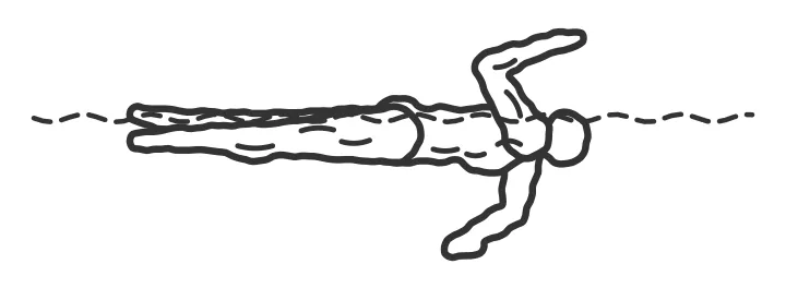 6-3-6 drill — end position