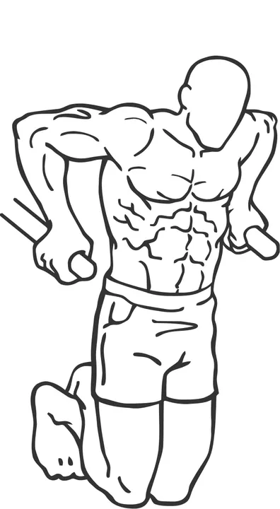 Chest Dip — end position