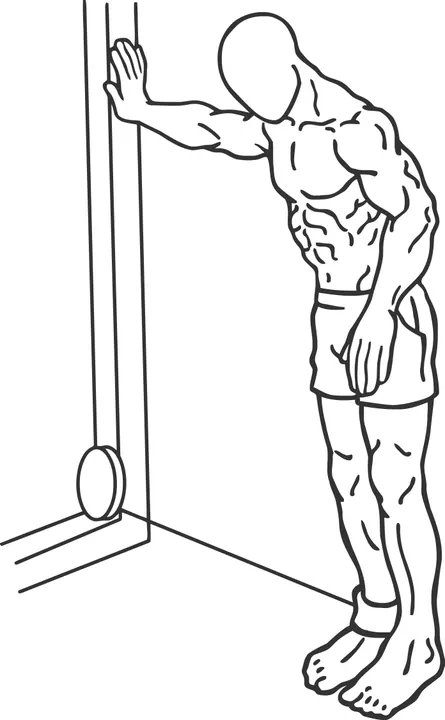 Cable Hip Adduction — end position