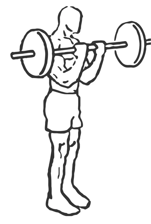 Power Clean — end position