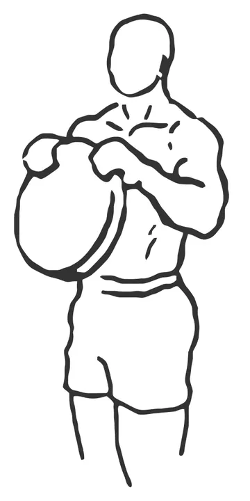 Reverse Plate Curl — end position