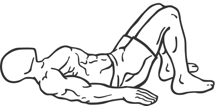 Glute Bridge — start position
