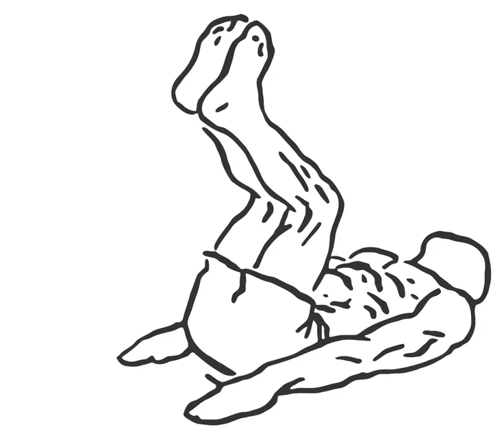 Bent-Knee Hip Raise — end position