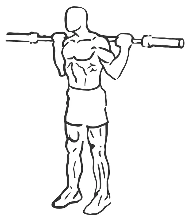 Barbell Back Squat — start position