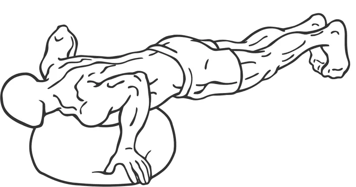 BOSU Push-Up — end position