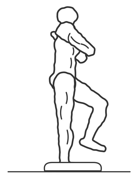 Single-Leg Balance — end position