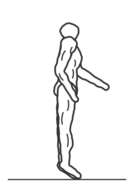 Multi-Directional Ankle Hops — start position
