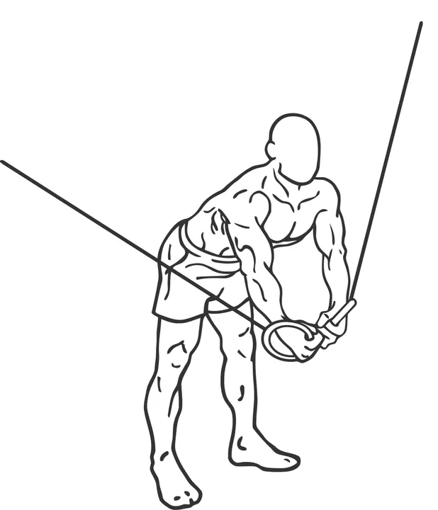 Cable Crossover — end position