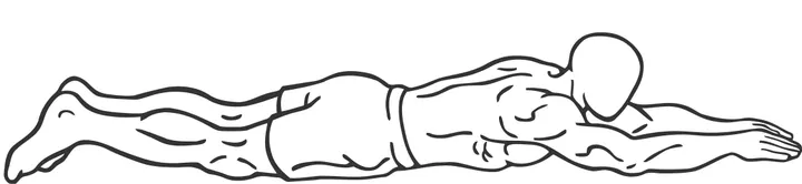 Superman — end position