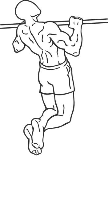 Gironda Sternum Chin-Up — end position