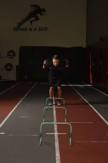 Hurdle Hops — start position