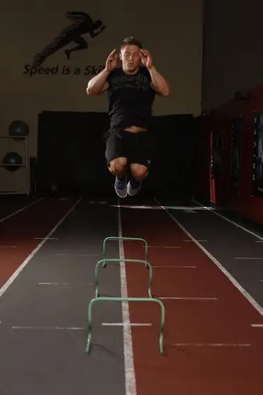 Hurdle Hops — end position