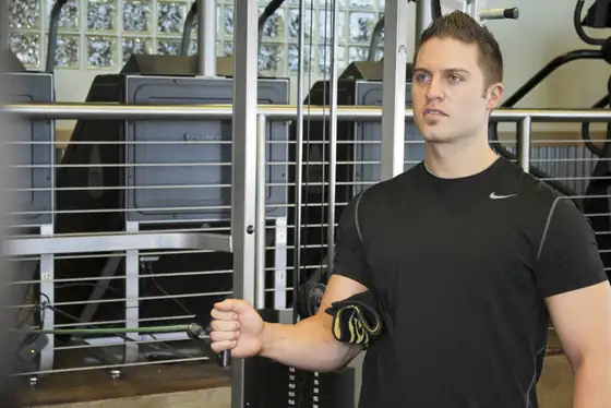 Internal Rotation with Band — start position