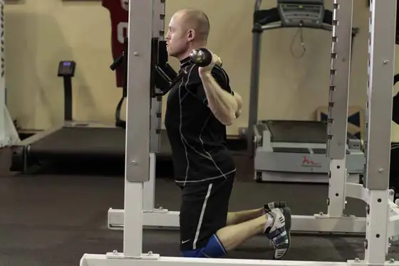 Kneeling Squat — start position
