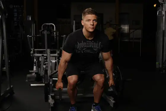Leverage Deadlift — start position