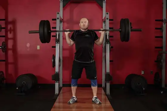 Olympic Squat — start position