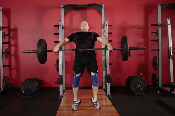 Power Snatch — end position