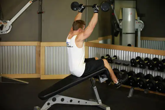 Press Sit-Up — end position