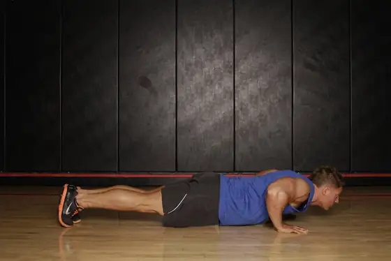 Push Up to Side Plank — end position
