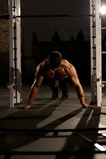 Push-Up Wide — start position