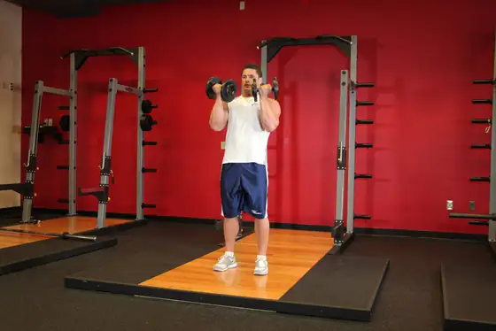 See-Saw Press (Alternating Side Press) — start position